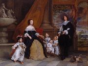 Gonzales Coques The Family of Jan Baptista Anthonie (mk25` Norge oil painting reproduction
